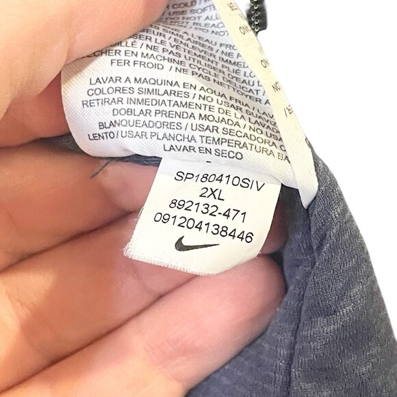 Nike Jacket Aerolayer Golf Men 2XL Navy Full Zip Outdoor Performance‎ 892132-471 - Picture 7 of 7